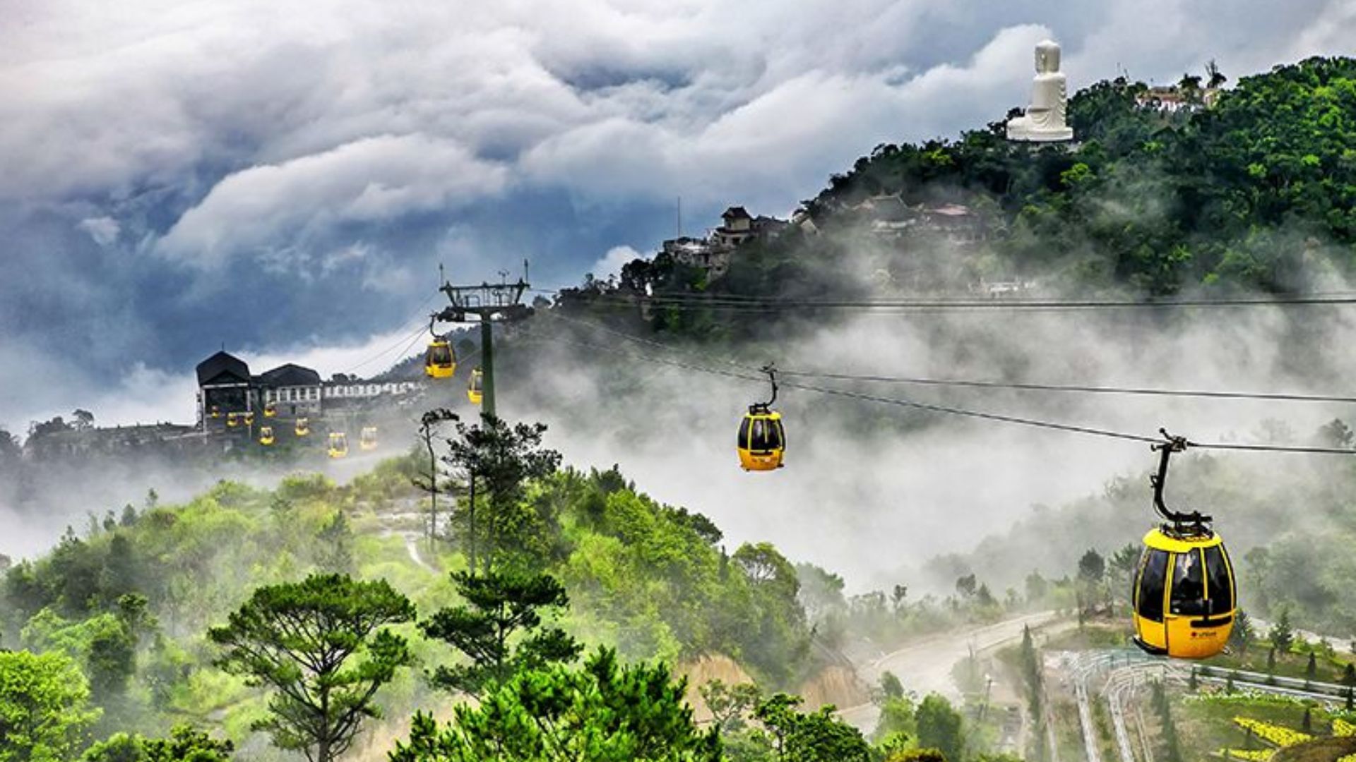 Cáp treo Bà Nà Hill - Go Green Đà Nẵng